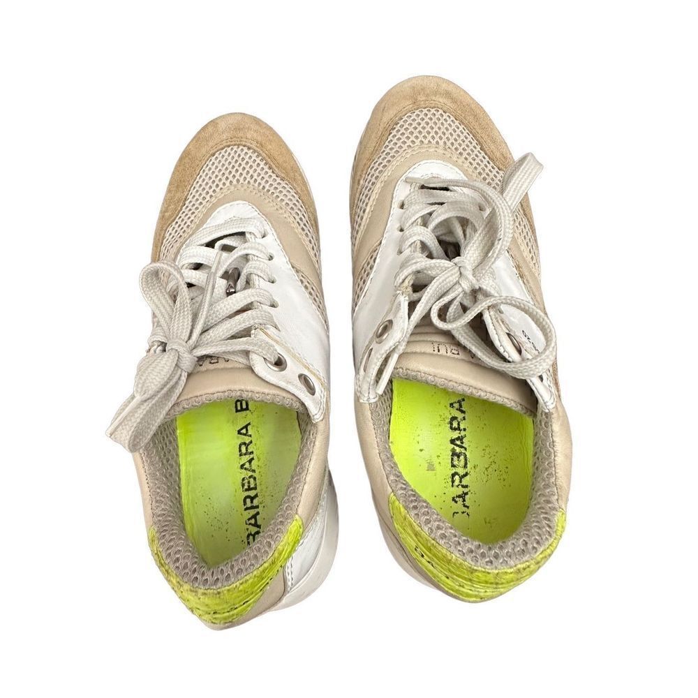 Barbara Bui Suede Colorblock
Pattern Sneakers - Neutrals... - Picture 5 of 7